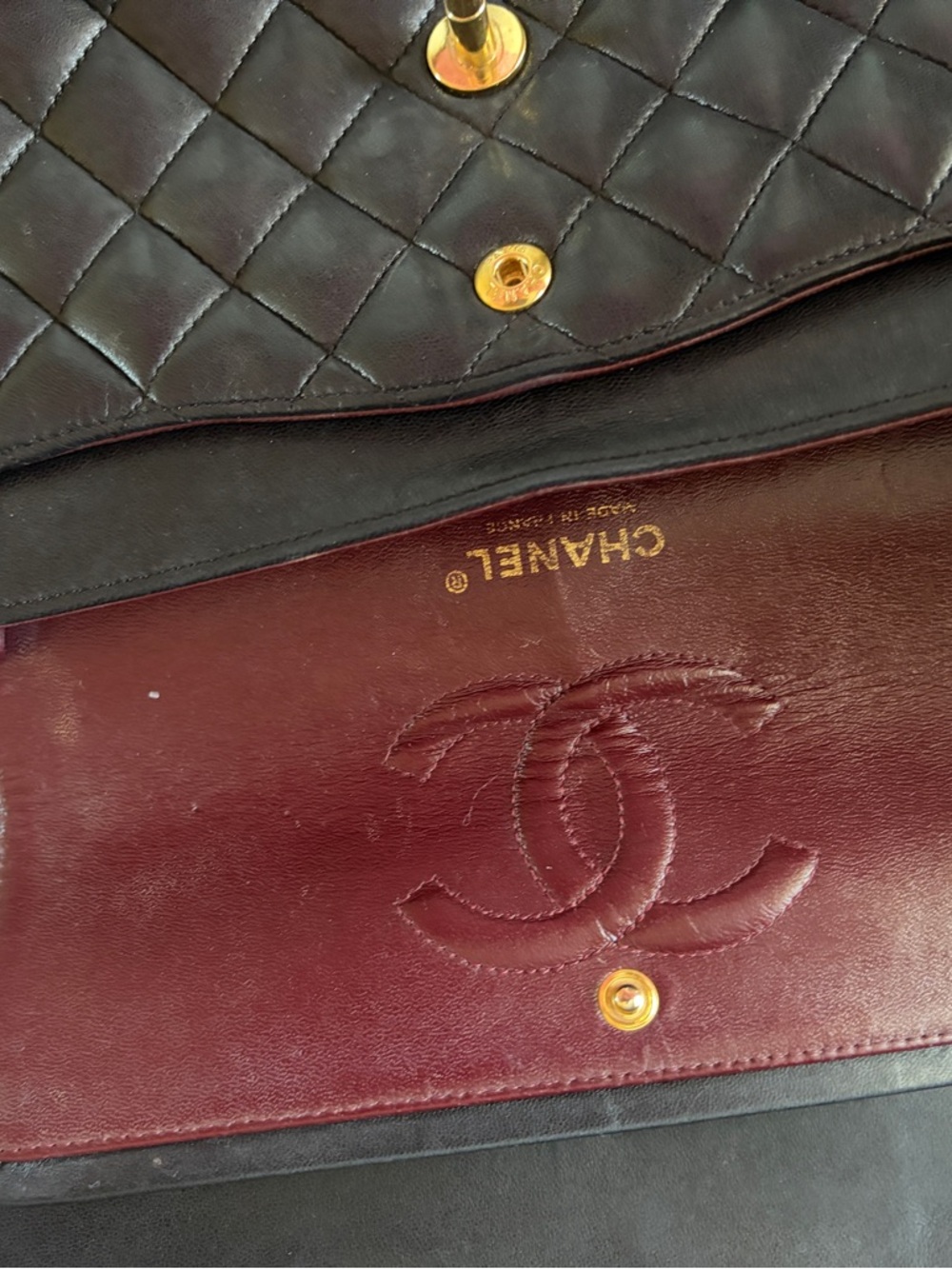 CHANEL Black Quilted Shoulder Bag with Gold Hardware - Picture 11 of 12